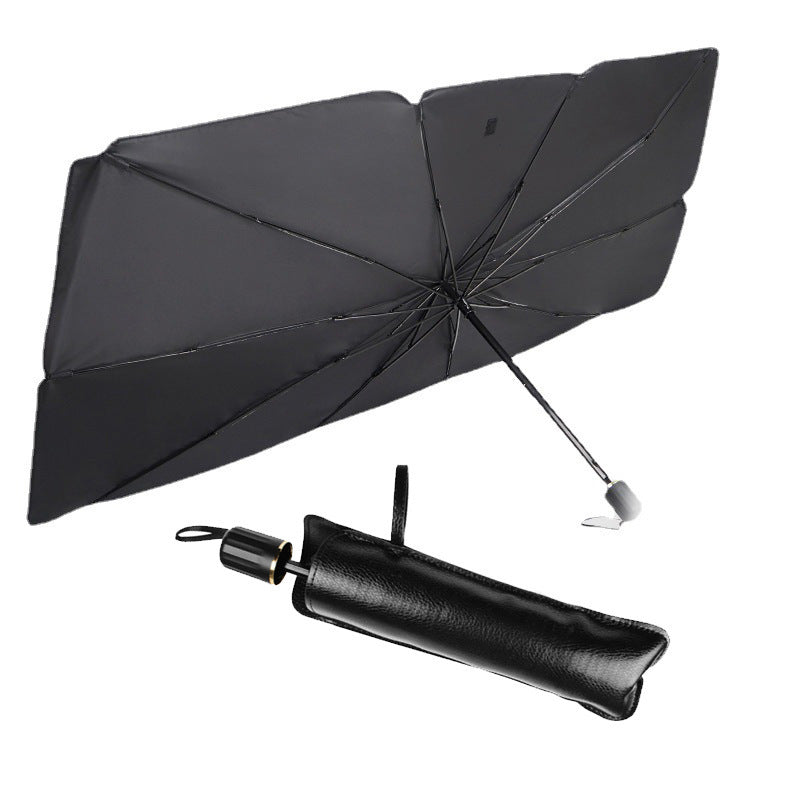 Parasol plegable para parabrisas de coche, protección UV, aislamiento térmico, cubierta para ventana delantera, protector interior, gadgets de verano
