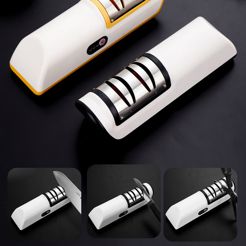 Usb Afilador de cuchillos eléctrico recargable SB, herramienta de cocina automática y ajustable para afilar rápidamente cuchillos, tijeras y amoladoras.