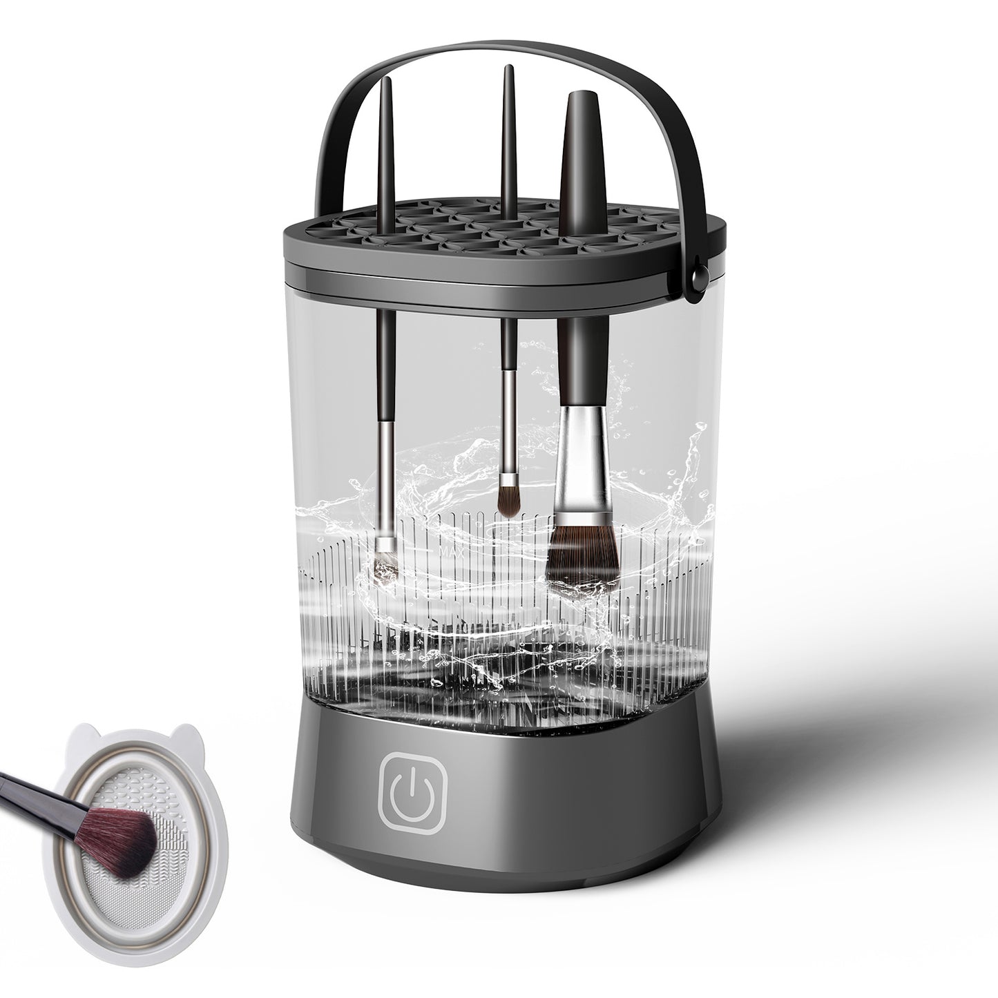 Electric Makeup Brush Cleaner with 9000 RPM Power