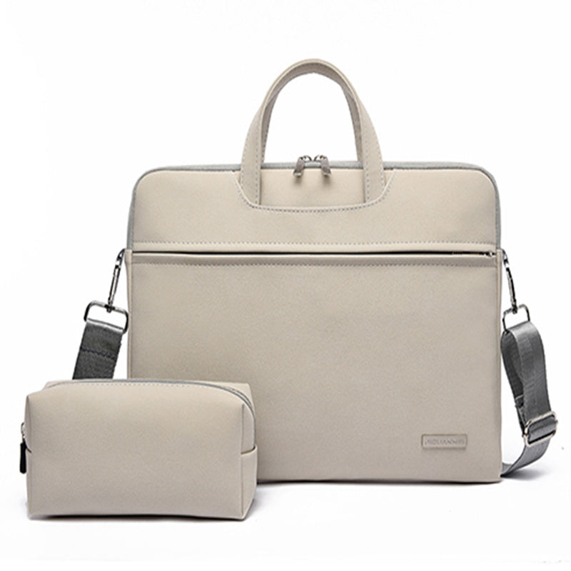 Bolso de piel sintética para portátil, maletín para MacBook Air de 13,3, 14 y 15,6 pulgadas.