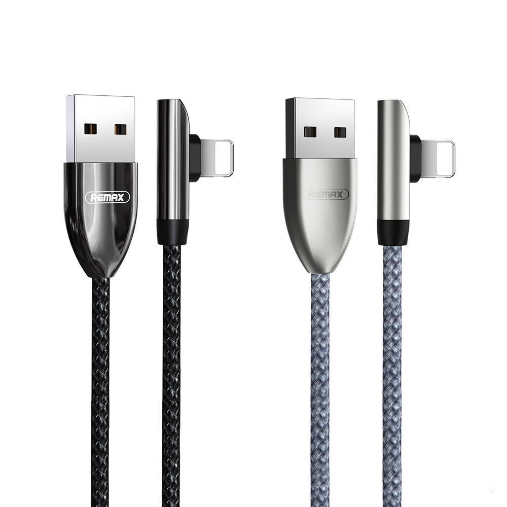 Cable de datos de codo trenzado