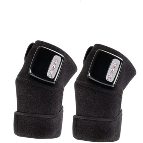Masajeador eléctrico de rodilla con calefacción por infrarrojos, terapia de vibración, máquina de fisioterapia, masajeador para aliviar el dolor.