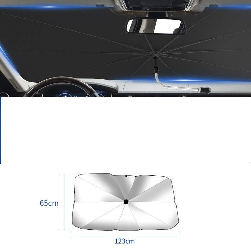 Parasol plegable para parabrisas de coche, protección UV, aislamiento térmico, cubierta para ventana delantera, protector interior, gadgets de verano