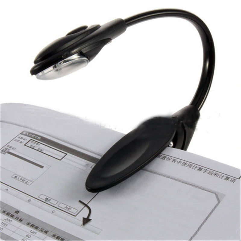 Mini luz LED para libros con clip