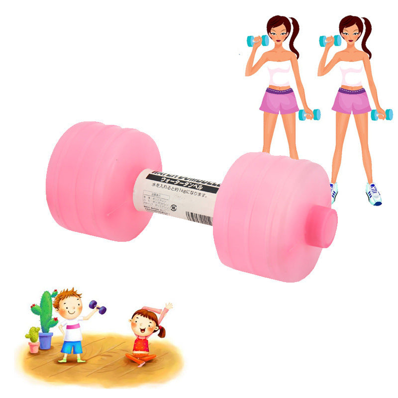 Mancuernas de agua para culturismo, pesas para adelgazar, fitness, equipo de gimnasio, yoga para entrenamiento, deporte, botella de plástico, ejercicio.