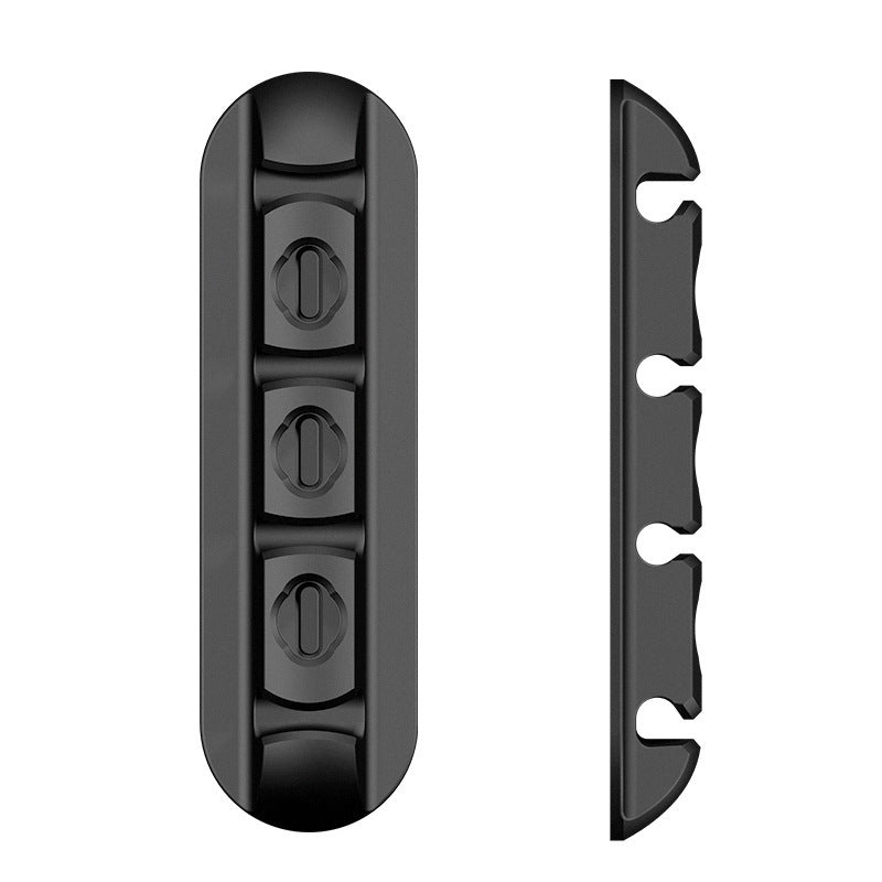Organizador de cables magnéticos de datos para escritorio, de plástico suave, para regalo creativo, organizador de cables fijos