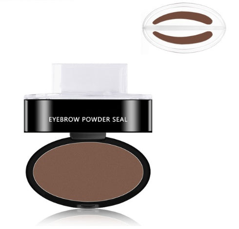 Kit de plantillas para tintar y sellar cejas en polvo, cosméticos, maquillaje profesional, resistente al agua, para realzar las cejas.