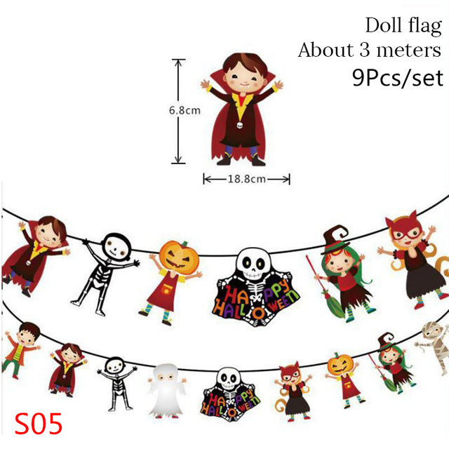 banderines de Halloween