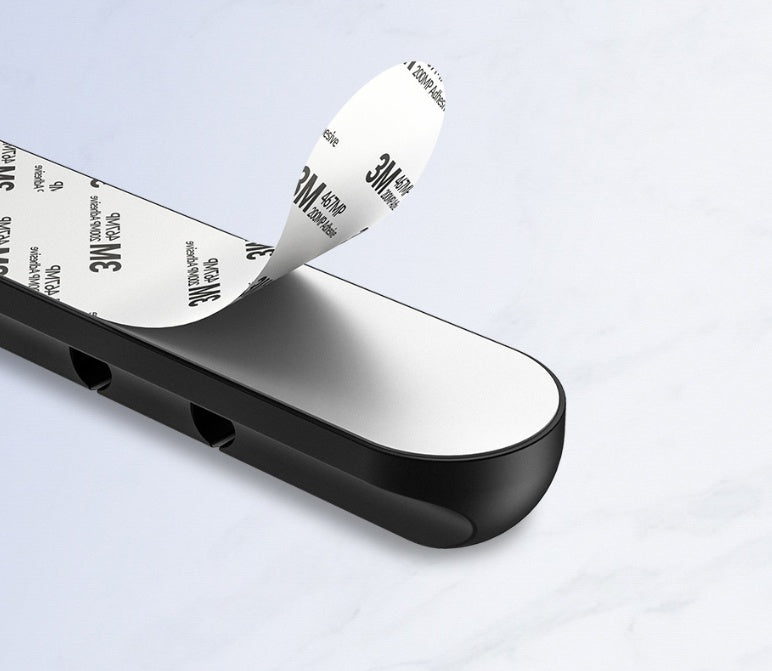 Organizador de cables USB de silicona para escritorio, clips multiusos.