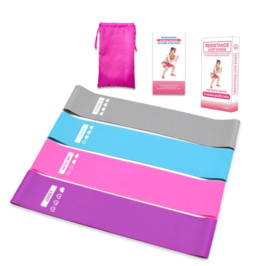Bandas de resistencia elásticas para glúteos, culturismo, fitness, ligas de gimnasio, mini yoga