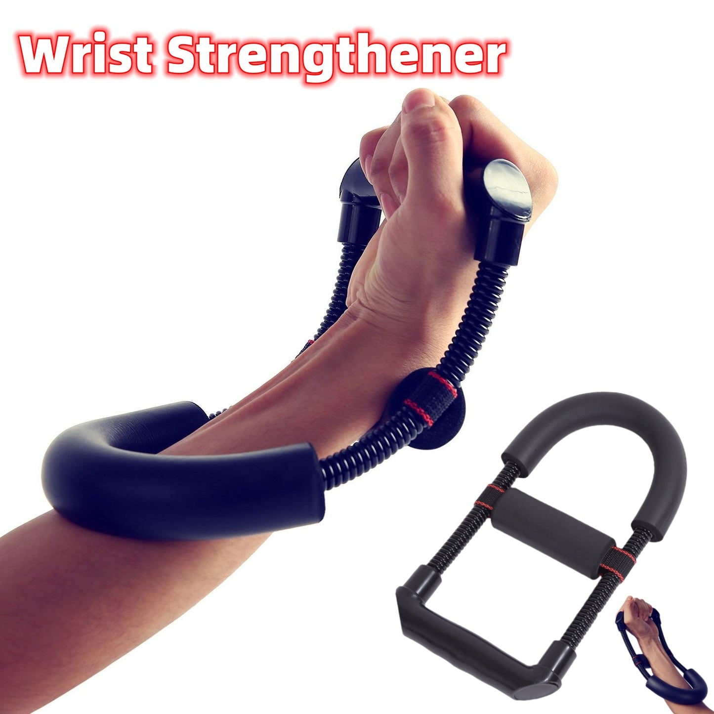 Entrenador de fuerza para muñeca, antebrazo, mano y brazo, ajustable.