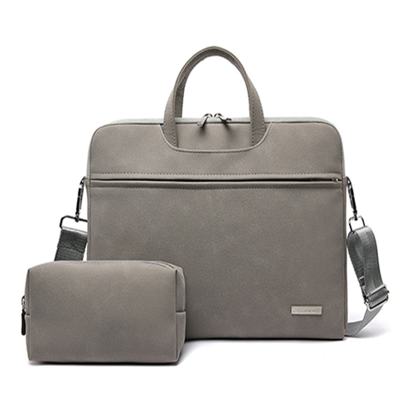 Bolso de piel sintética para portátil, maletín para MacBook Air de 13,3, 14 y 15,6 pulgadas.