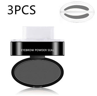 Kit de plantillas para tintar y sellar cejas en polvo, cosméticos, maquillaje profesional, resistente al agua, para realzar las cejas.