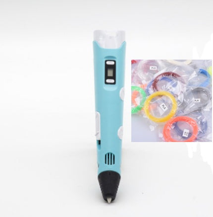 Bolígrafo de impresión 3D, bolígrafo 3D de dos generaciones, grafiti, pincel estereoscópico 3D, rompecabezas para niños, juguetes de pintura