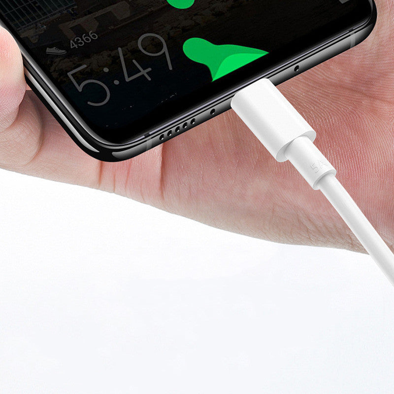 Cable de datos para teléfono móvil con un solo cabezal USB de carga ultrarrápida