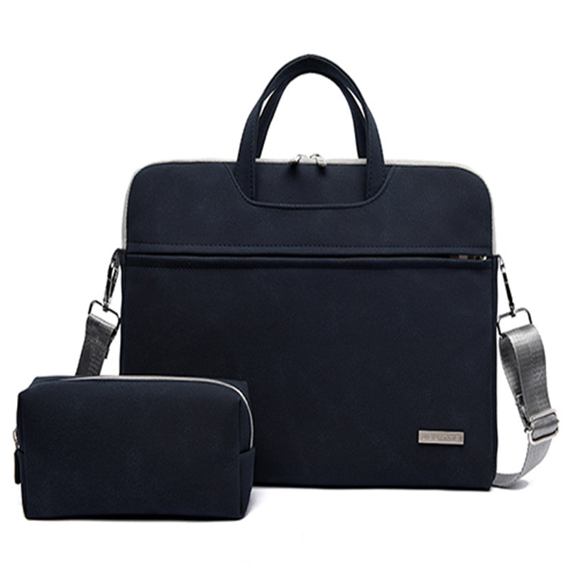 Bolso de piel sintética para portátil, maletín para MacBook Air de 13,3, 14 y 15,6 pulgadas.
