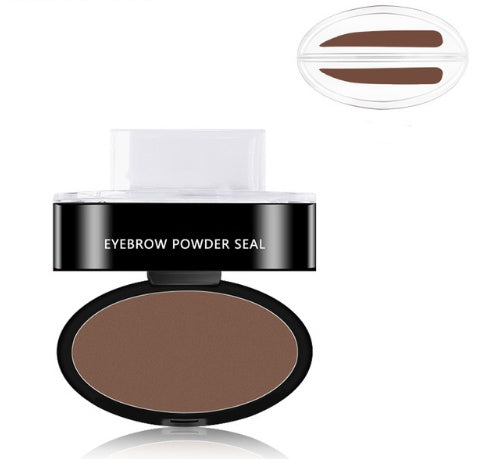 Kit de plantillas para tintar y sellar cejas en polvo, cosméticos, maquillaje profesional, resistente al agua, para realzar las cejas.