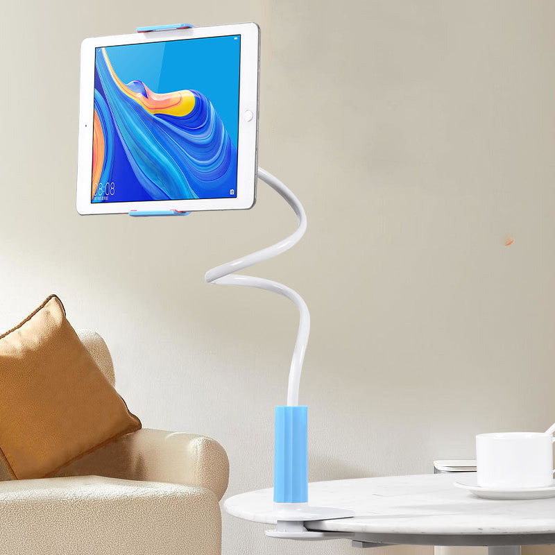 Soporte flexible para teléfono móvil y tableta con base en espiral de 360 grados