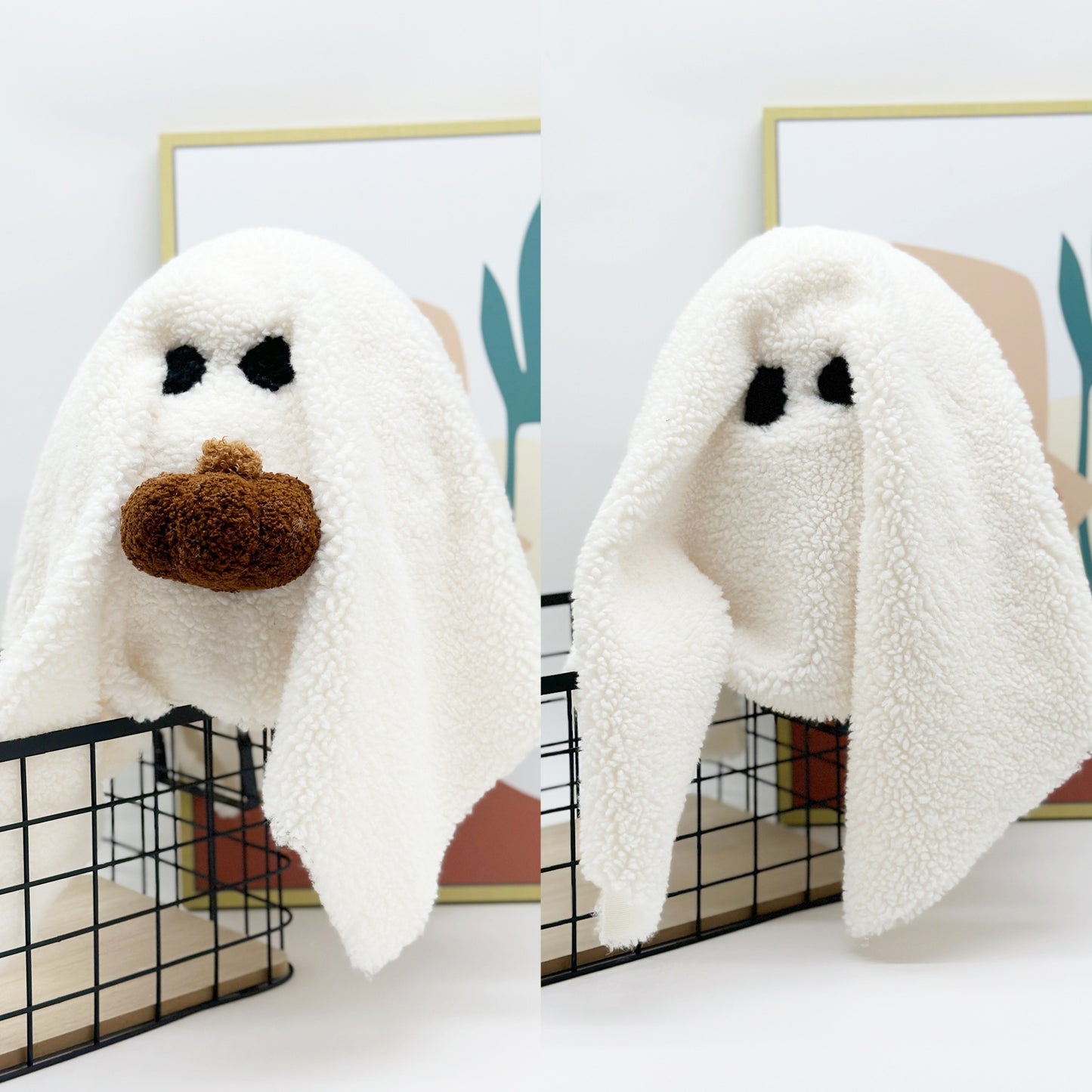 Muñeco de peluche fantasma de Halloween, decoraciones de Halloween