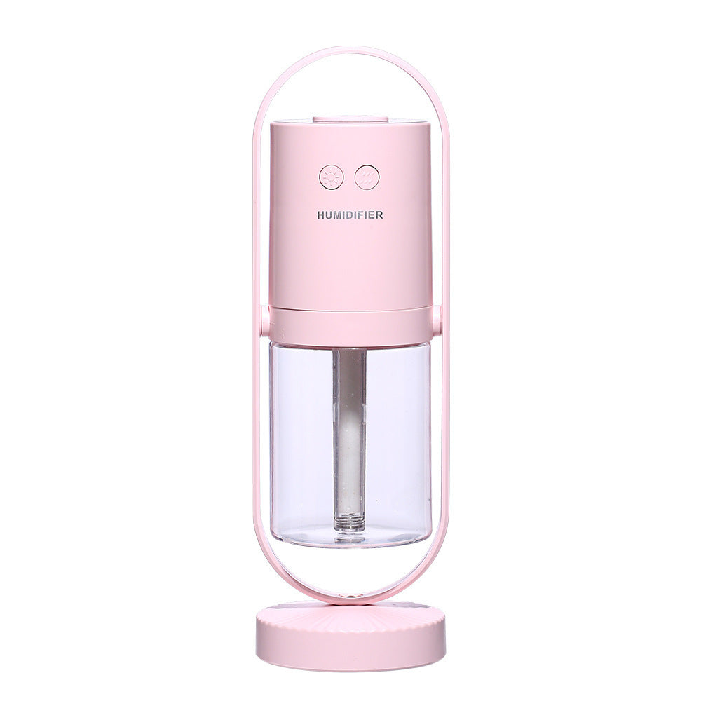 Humidificador de aire USB Magic Shadow para el hogar con luces, generador de niebla ultrasónico para coche.