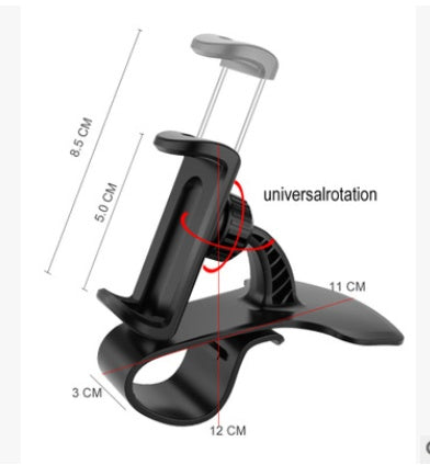 Soporte universal para teléfono de coche con rotación de 360 grados