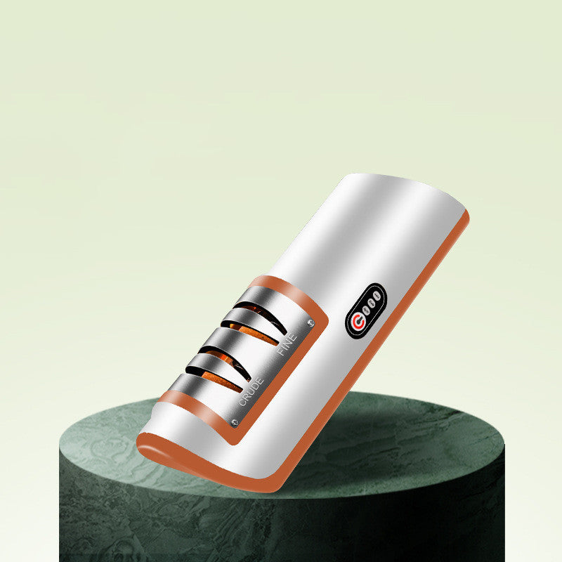 Usb Afilador de cuchillos eléctrico recargable SB, herramienta de cocina automática y ajustable para afilar rápidamente cuchillos, tijeras y amoladoras.