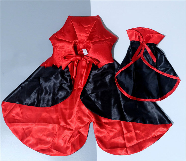 Disfraz de Halloween para mascota, capa de Halloween para mascota, rey vampiro