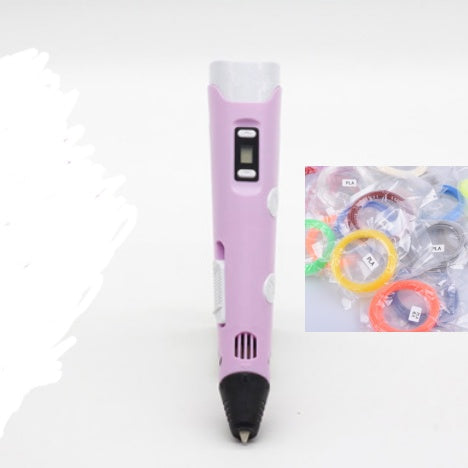 Bolígrafo de impresión 3D, bolígrafo 3D de dos generaciones, grafiti, pincel estereoscópico 3D, rompecabezas para niños, juguetes de pintura