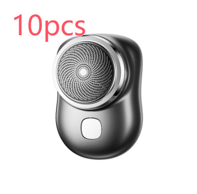 Mini afeitadora facial inalámbrica portátil, recargable por USB, eléctrica, en seco y húmedo, sin dolor, tamaño pequeño, para hombres.