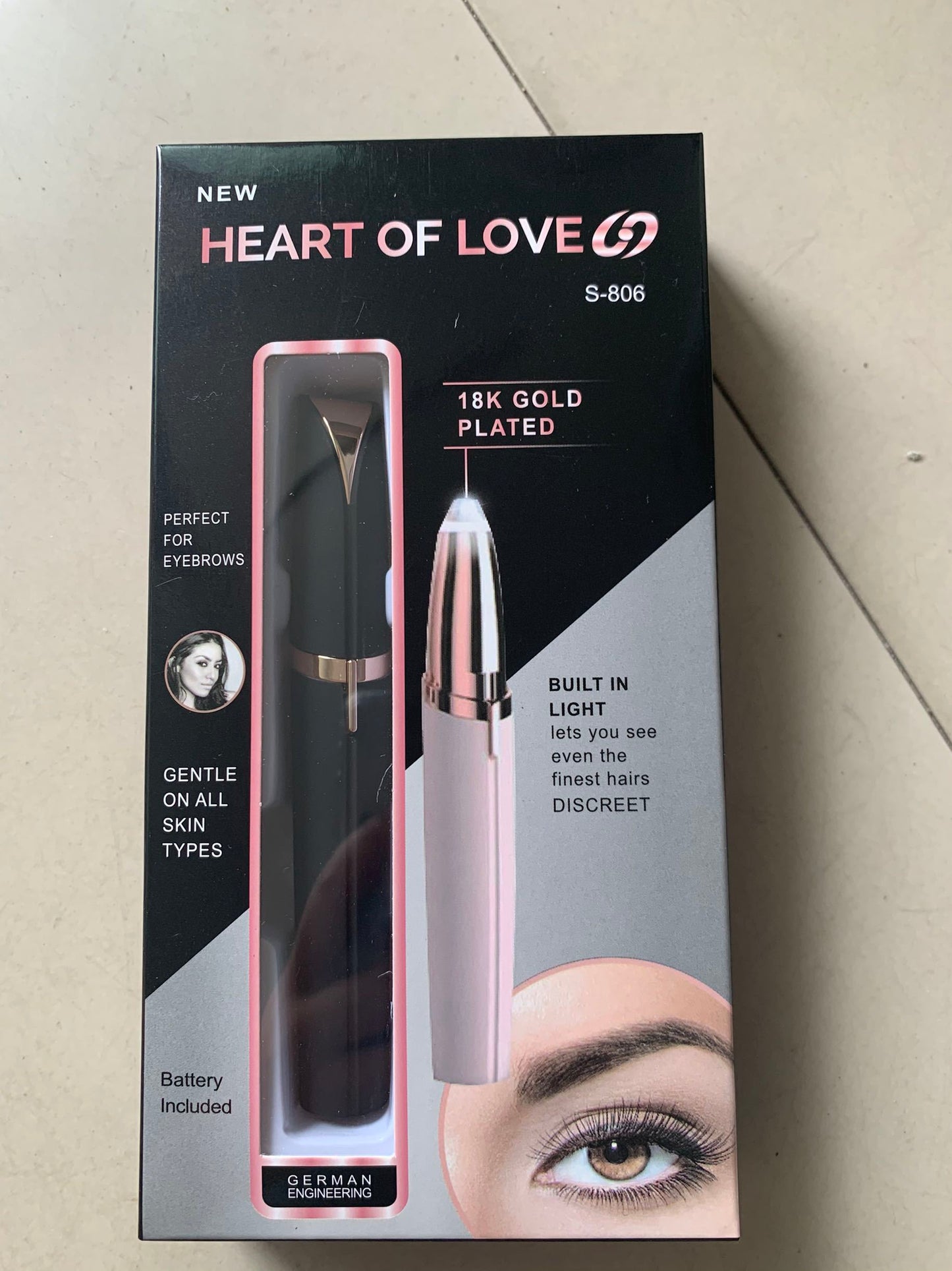 Depilador eléctrico de cejas Flawlessly Brows