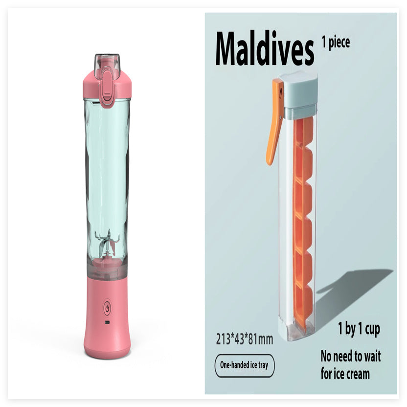 Licuadora portátil, exprimidor, licuadora de tamaño personal para batidos y batidos con 6 cuchillas, mini licuadora, utensilios de cocina
