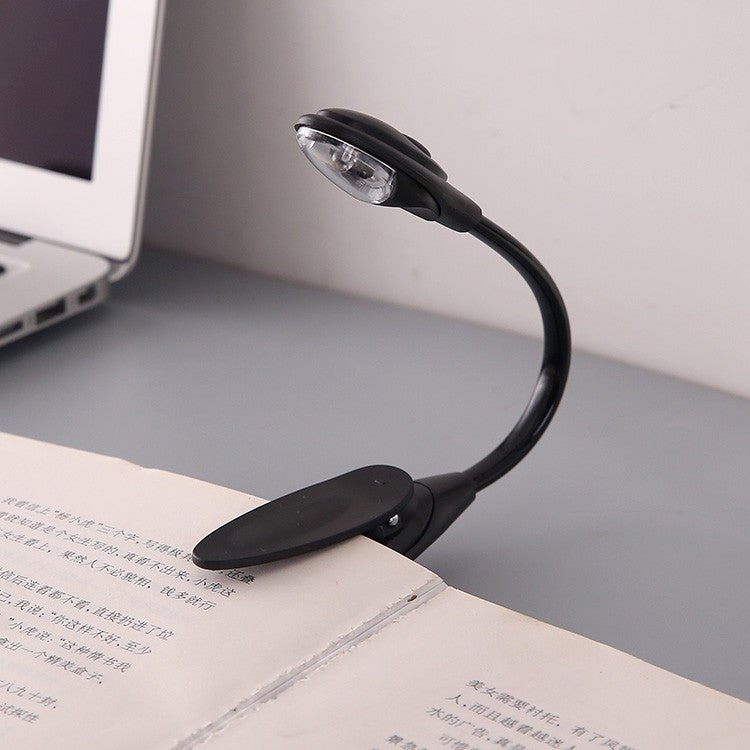 Mini luz LED para libros con clip