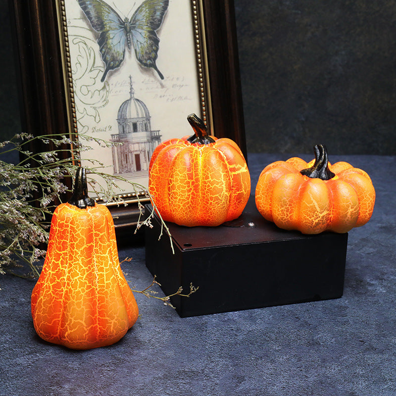Luz de vela LED de calabaza de simulación