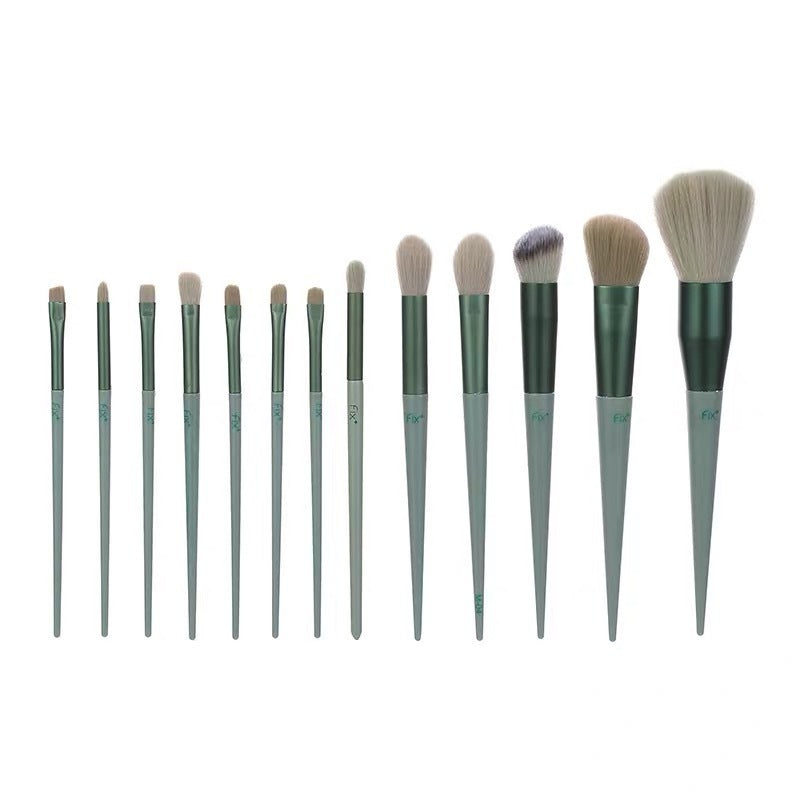 Juego de 13 brochas de maquillaje, corrector, rubor, sombra de ojos, iluminador, base, herramientas de belleza cosméticas.