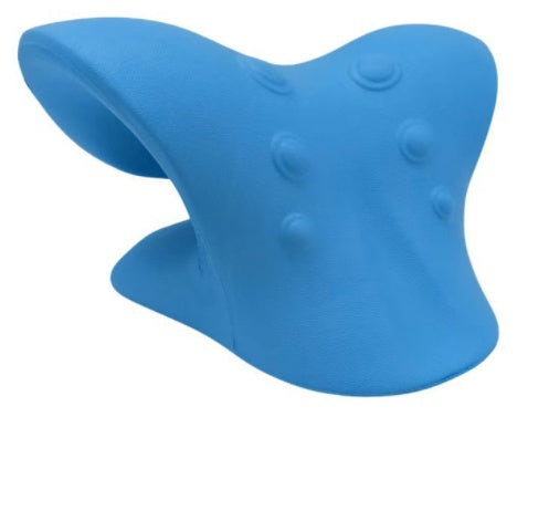 Masajeador de cuello manual de seis ruedas con rodillos de masaje para aliviar el dolor.