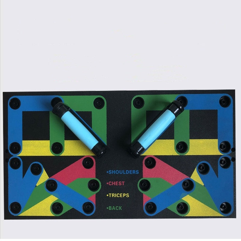 Soporte para tabla de flexiones con nueve funciones para gimnasios de interior