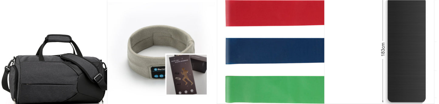 Diadema inalámbrica compatible con Bluetooth para yoga y fitness al aire libre