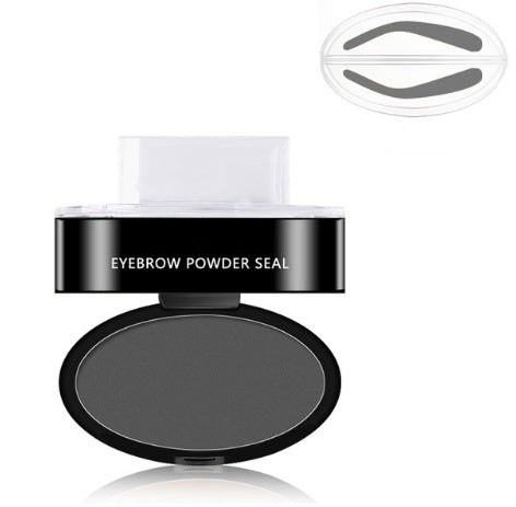 Kit de plantillas para tintar y sellar cejas en polvo, cosméticos, maquillaje profesional, resistente al agua, para realzar las cejas.