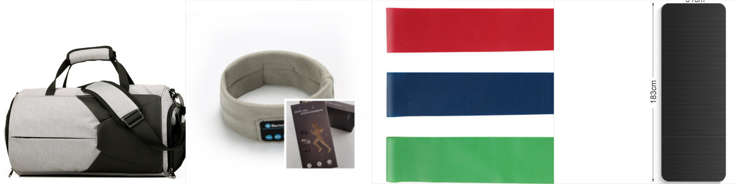 Diadema inalámbrica compatible con Bluetooth para yoga y fitness al aire libre