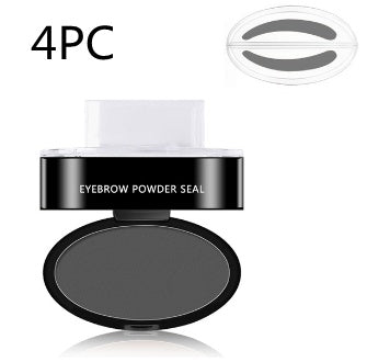 Kit de plantillas para tintar y sellar cejas en polvo, cosméticos, maquillaje profesional, resistente al agua, para realzar las cejas.