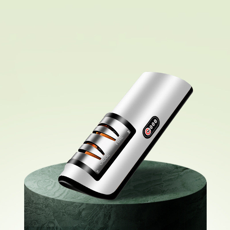 Usb Afilador de cuchillos eléctrico recargable SB, herramienta de cocina automática y ajustable para afilar rápidamente cuchillos, tijeras y amoladoras.