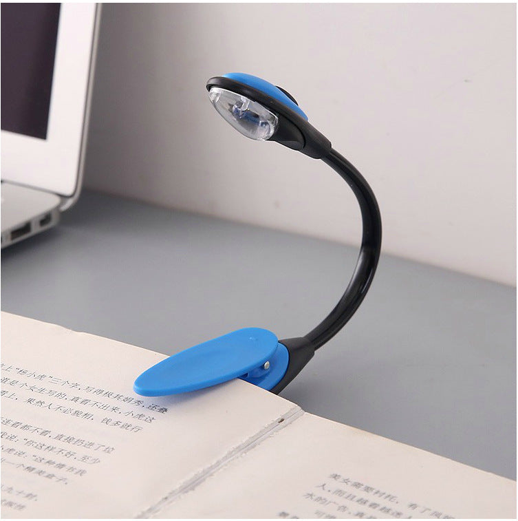 Mini luz LED para libros con clip
