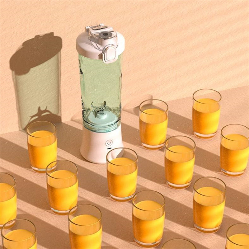 Licuadora portátil, exprimidor, licuadora de tamaño personal para batidos y batidos con 6 cuchillas, mini licuadora, utensilios de cocina