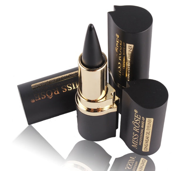 Delineador de ojos negro resistente al agua, delineador líquido, lápiz, gel, maquillaje de belleza, pestañas cosméticas, resistente al agua, herramienta de maquillaje.