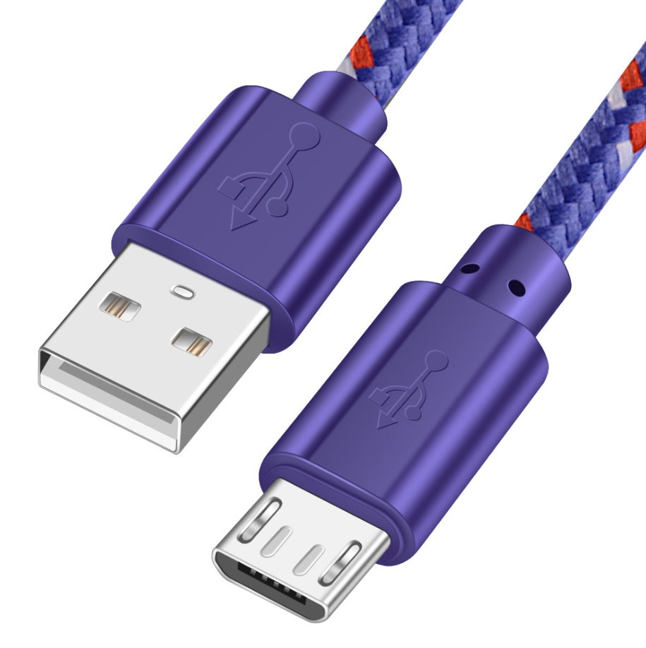 Cable de datos de tela de nailon tejido