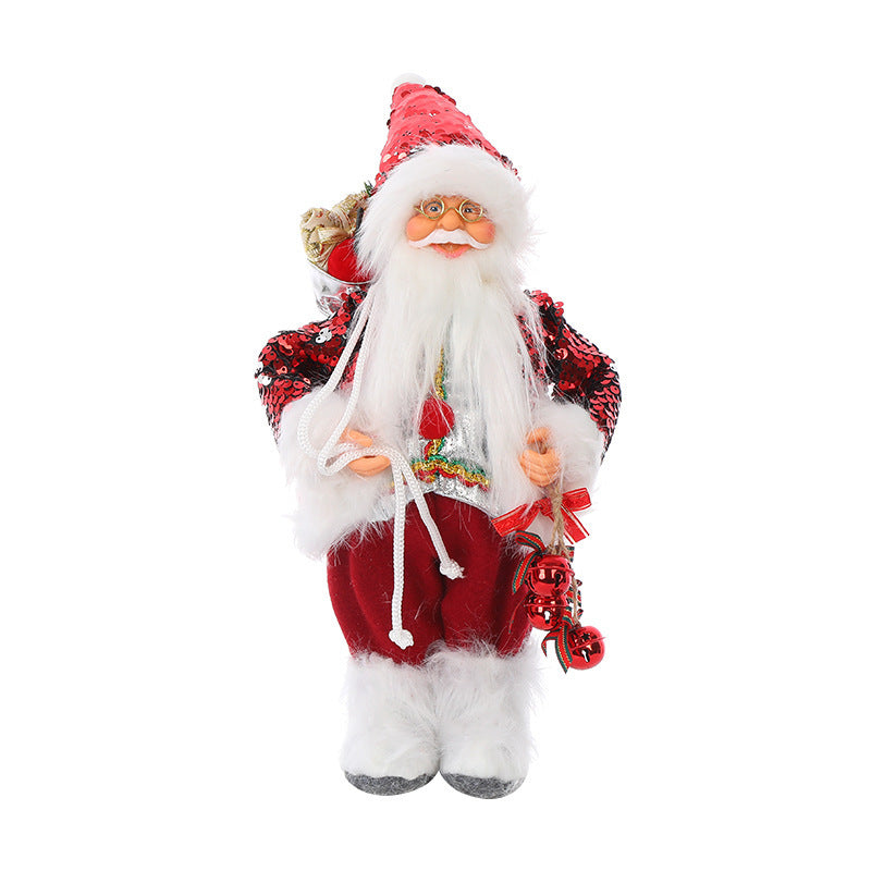 Muñeca navideña, decoración navideña para el hogar, adornos navideños.