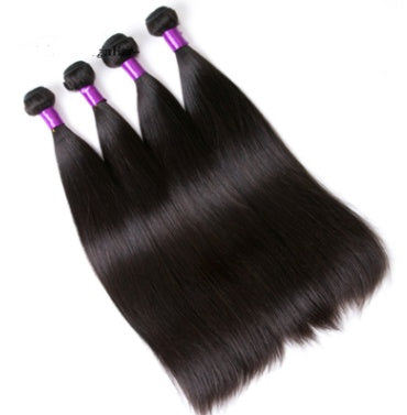 Cabello humano liso brasileño, cabello humano liso brasileño, venta caliente, color natural