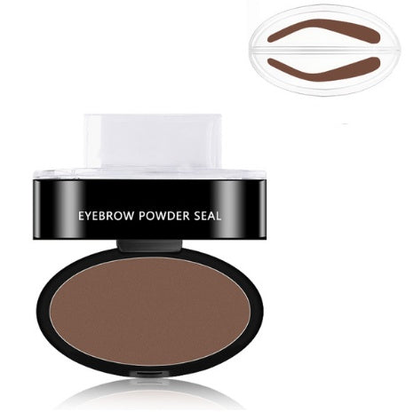 Kit de plantillas para tintar y sellar cejas en polvo, cosméticos, maquillaje profesional, resistente al agua, para realzar las cejas.