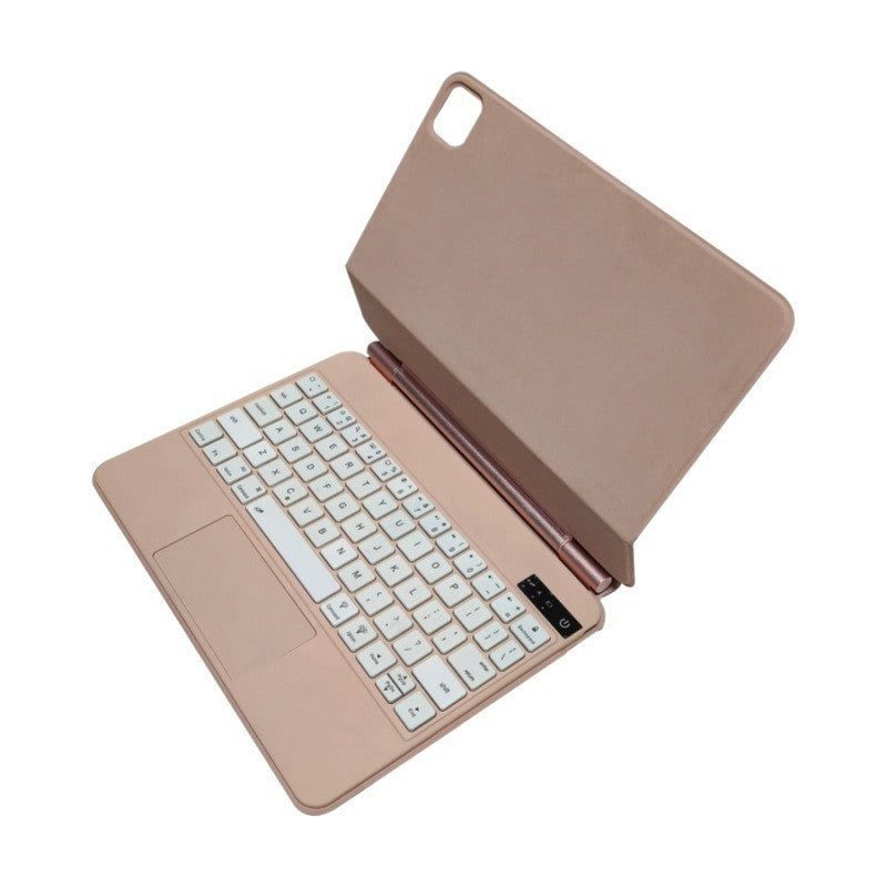 Teclado de control mágico de suspensión para tableta, cubierta protectora de succión magnética integrada para tablet.