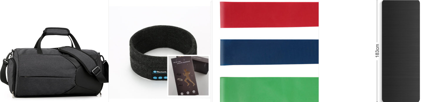 Diadema inalámbrica compatible con Bluetooth para yoga y fitness al aire libre